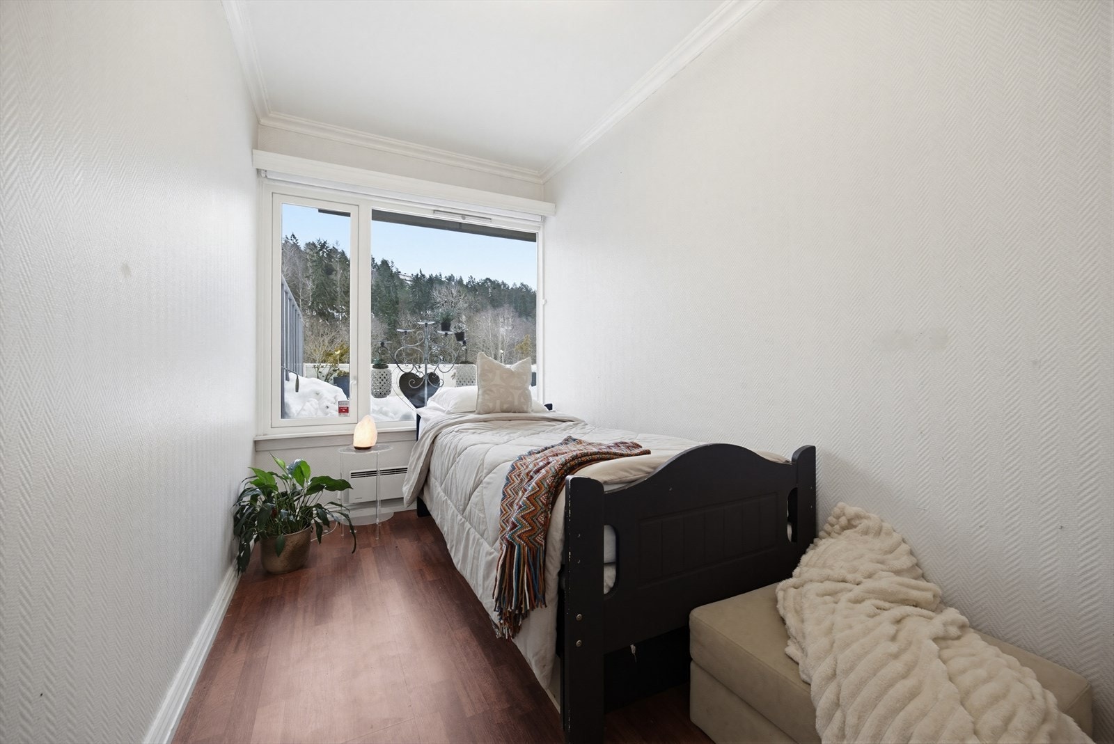 Soverom nummer to egner seg utmerket som gjesterom eller hjemmekontor. Galleribilde