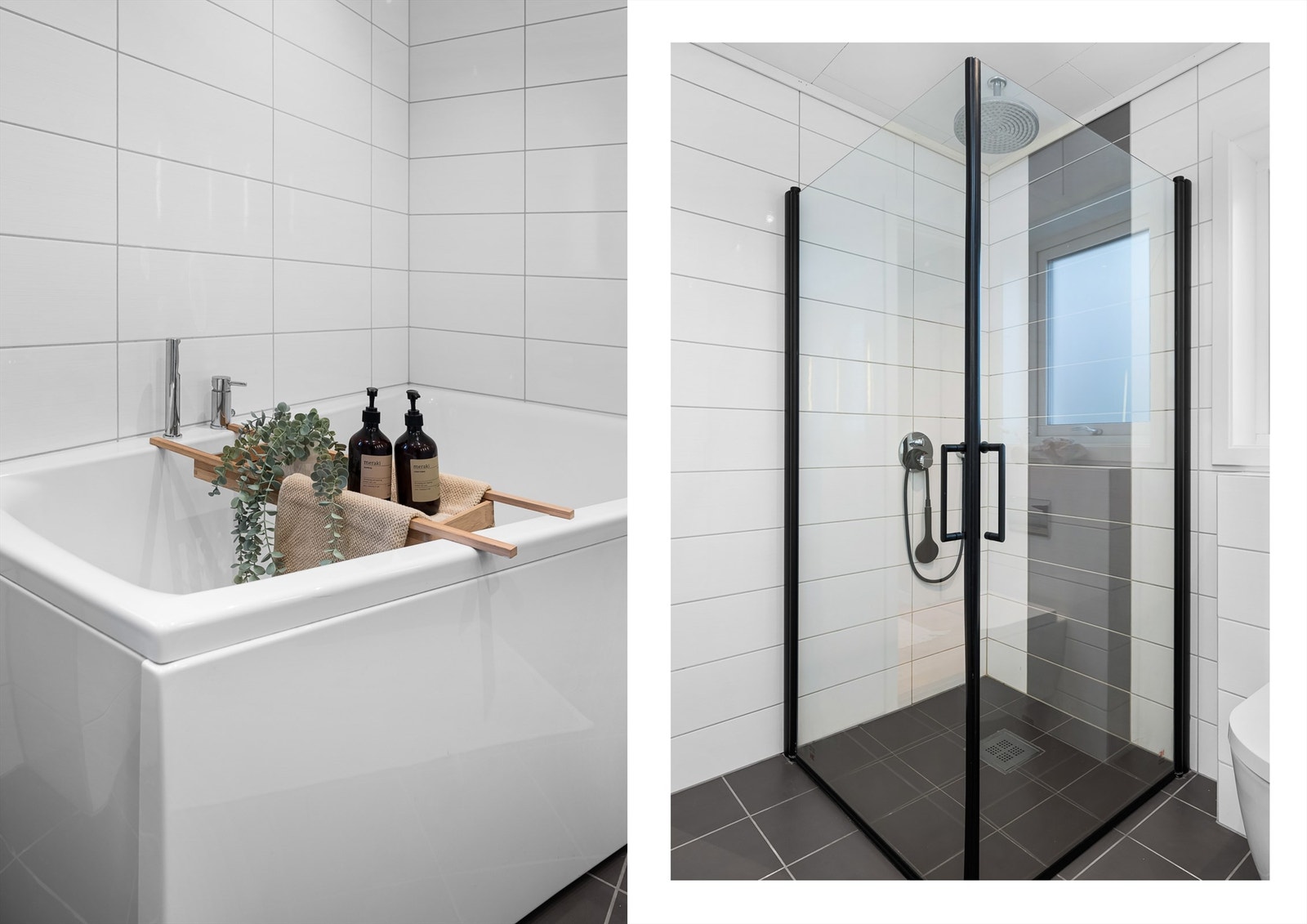 Badekar og dusjhjørne Galleribilde