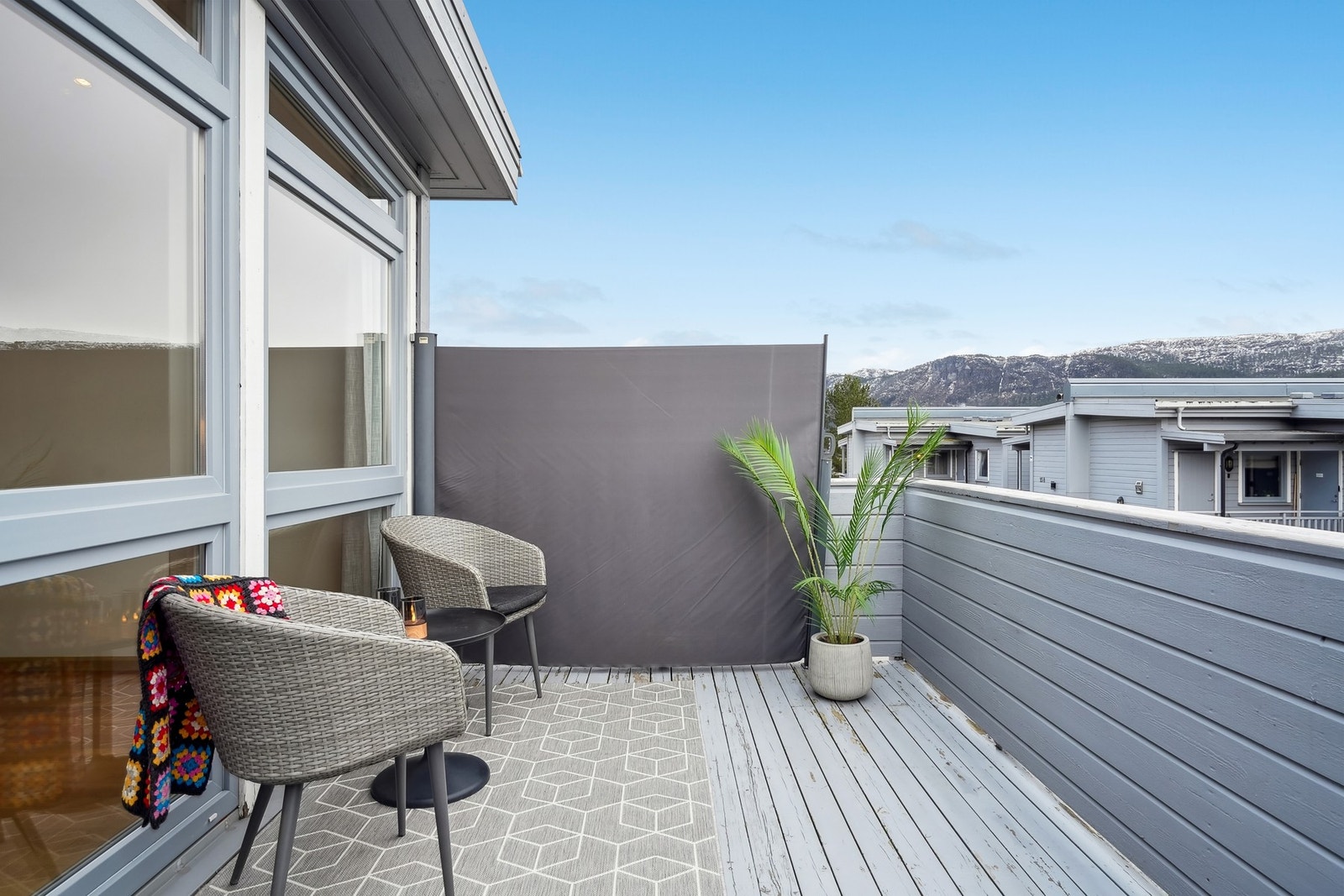 Her kan man enkelt innrede med ønsket sittegruppe. Galleribilde