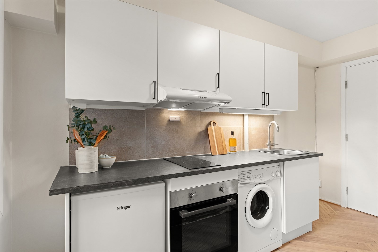 En lys og arealeffektiv 1-roms hybelleilighet i populære Kværnerbyen! Galleribilde