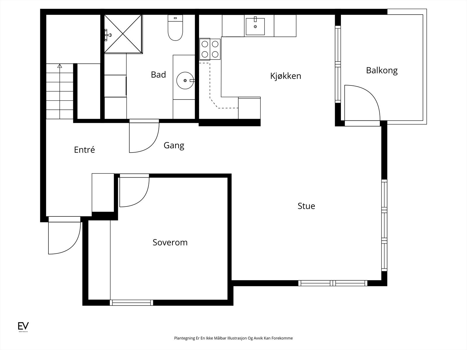 4. etasje. Galleribilde