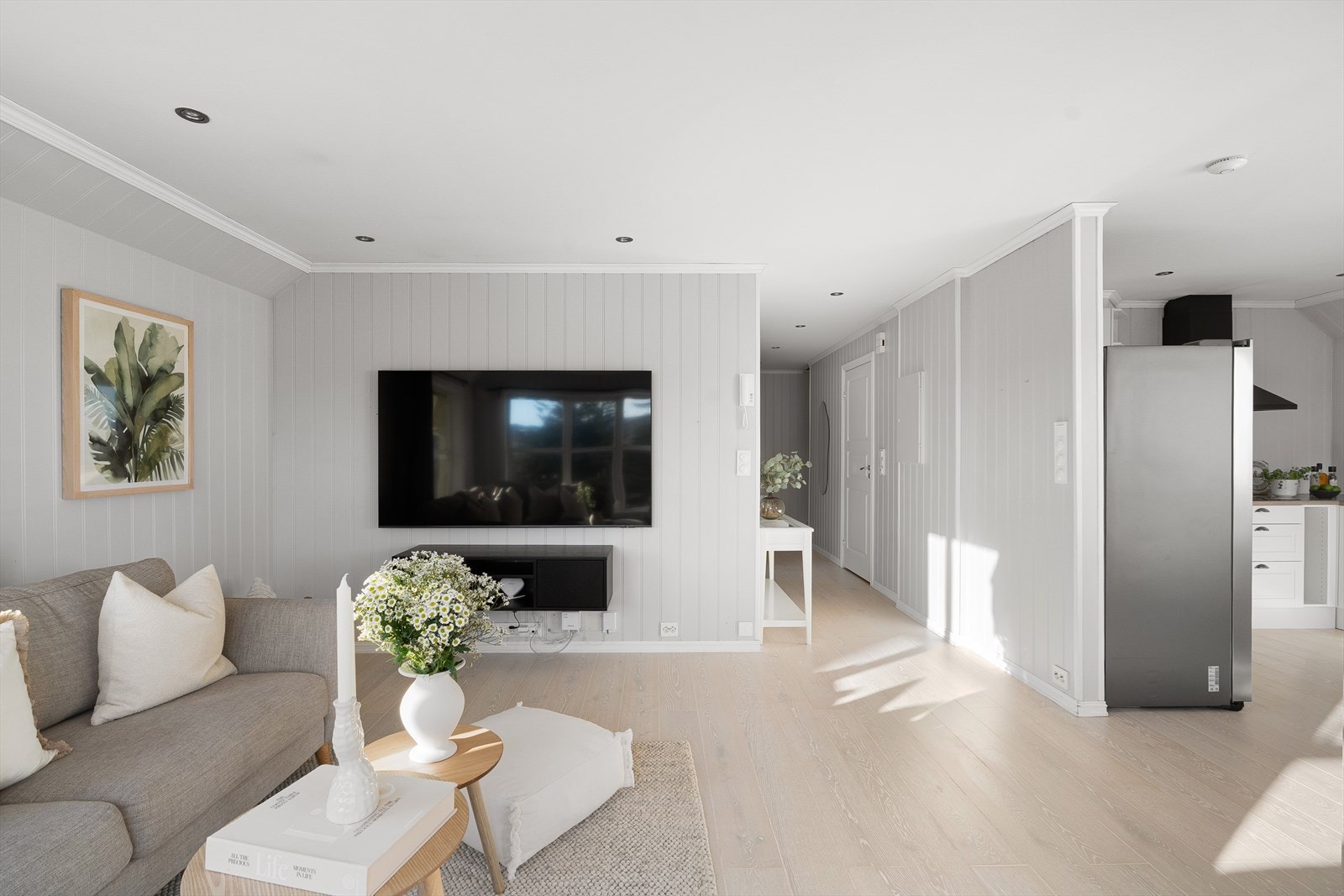 Overflatene er holdt i lyse toner, noe som gjør det enkelt for deg om du ønsker å male en vegg eller to. Galleribilde