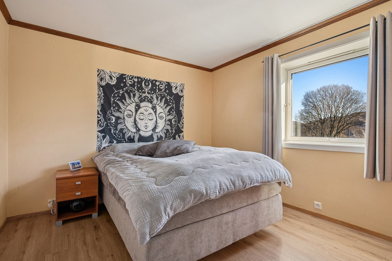 Leiligheten har tre soverom. Galleribilde