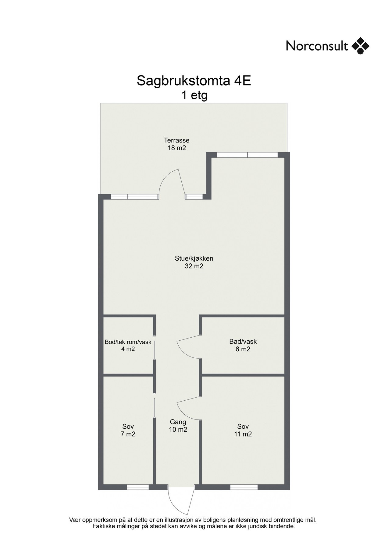 Planskisse Galleribilde