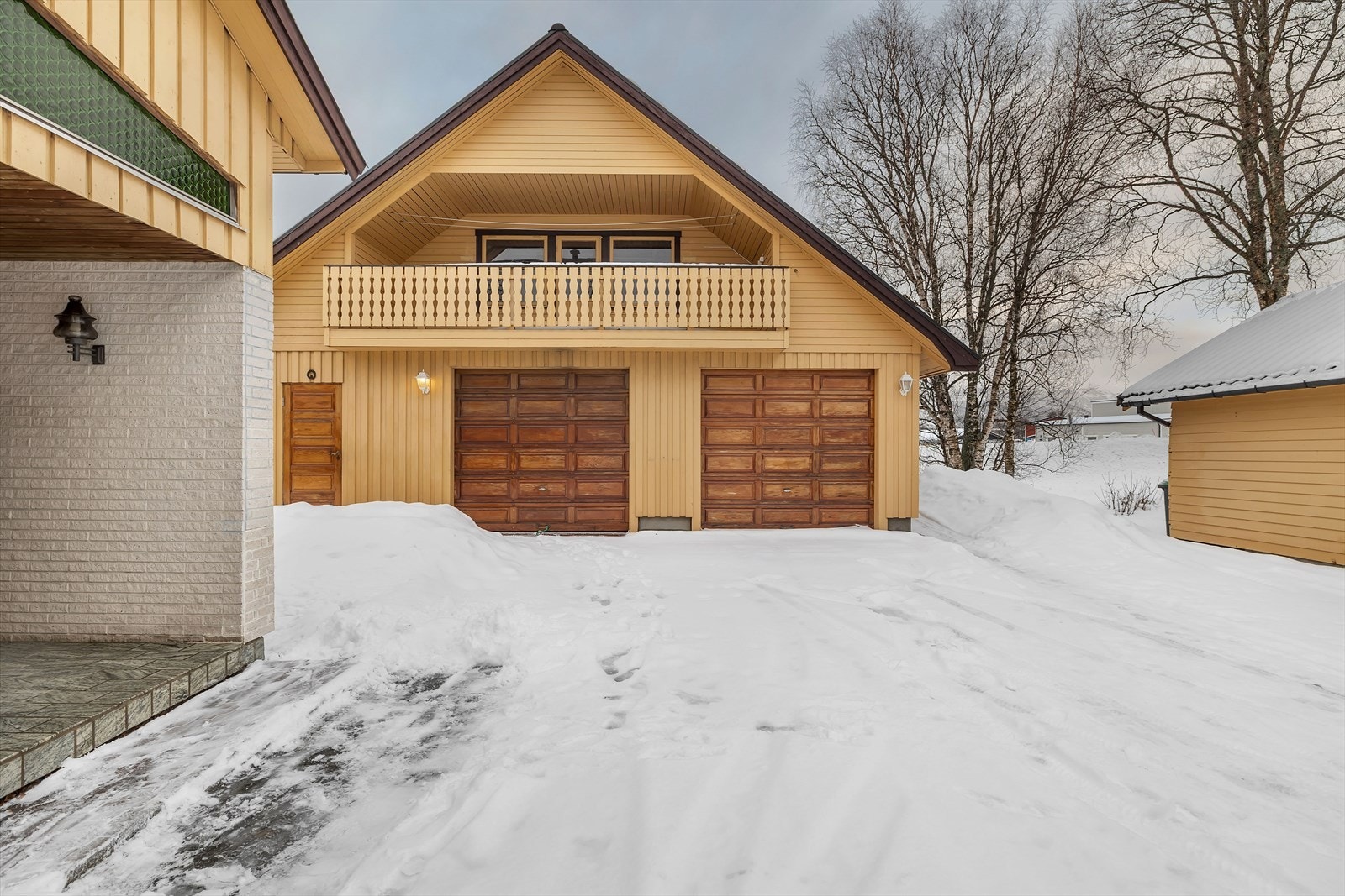 Dobbelgarasje med loft Galleribilde