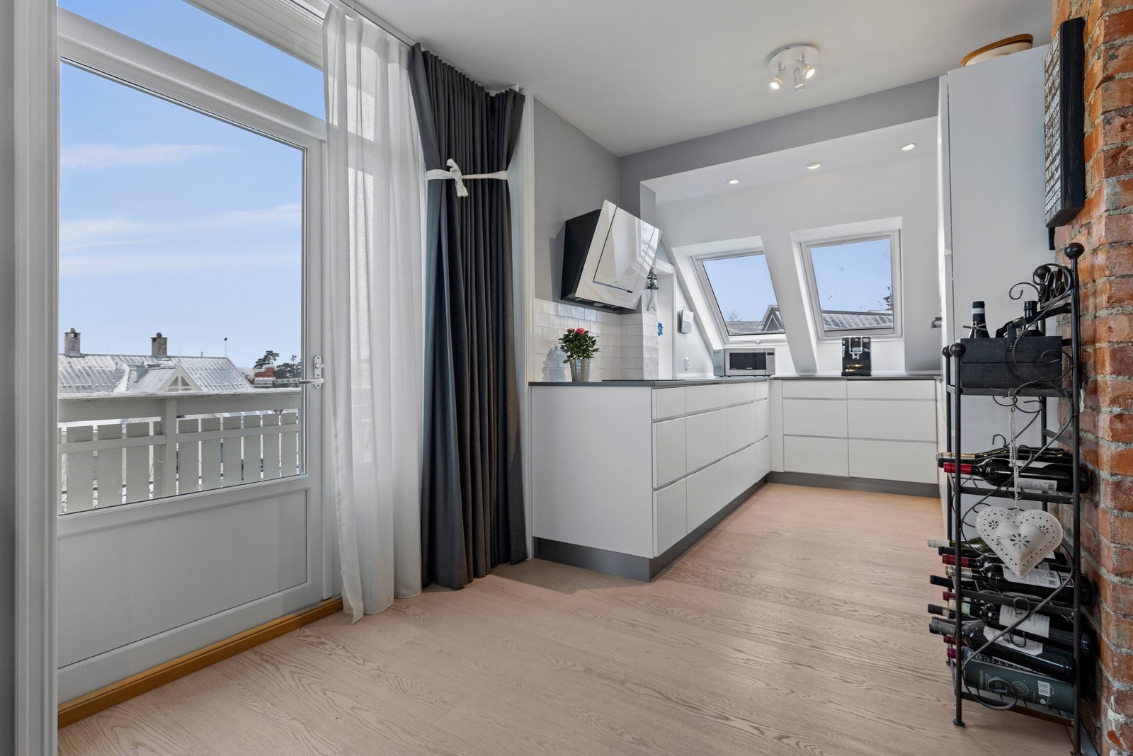 Pent Kvik modulkjøkken installert i 2015/16. Galleribilde