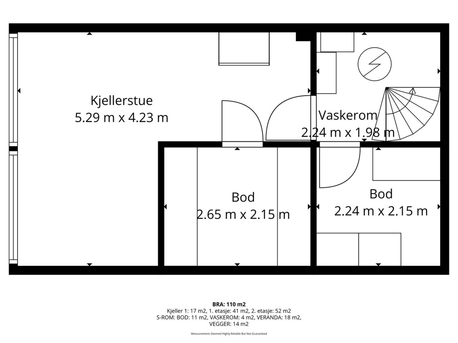 - Plantegning kjeller. Galleribilde