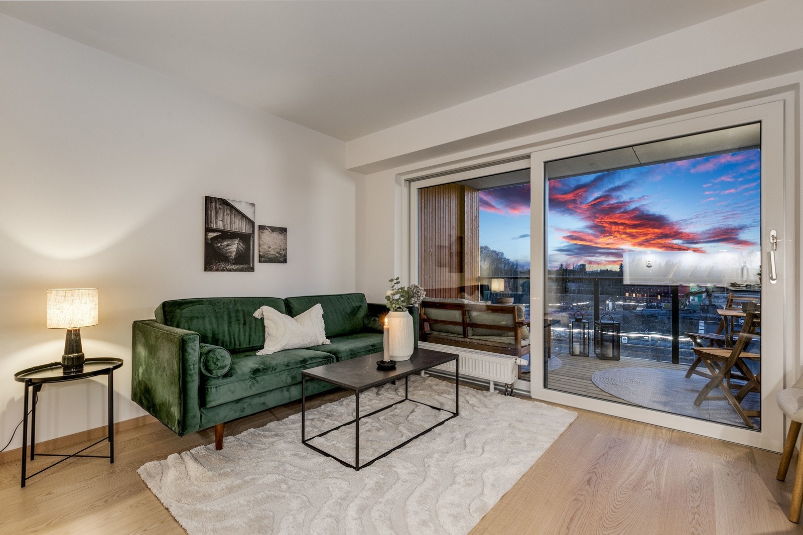 Grunnpakke for kabel-TV og internett er inkl. i felleskostnadene. Bilde fra L207 Galleribilde