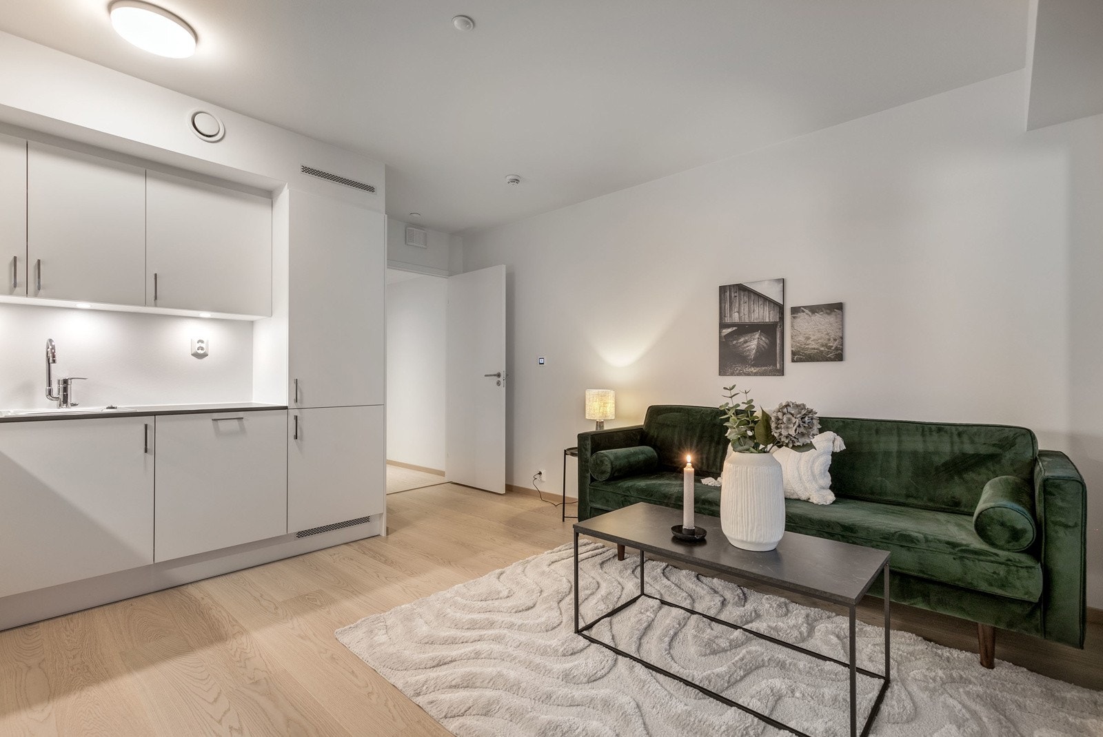 Leiligheten har en lys og effektiv planløsning. Bilde fra L207 Galleribilde