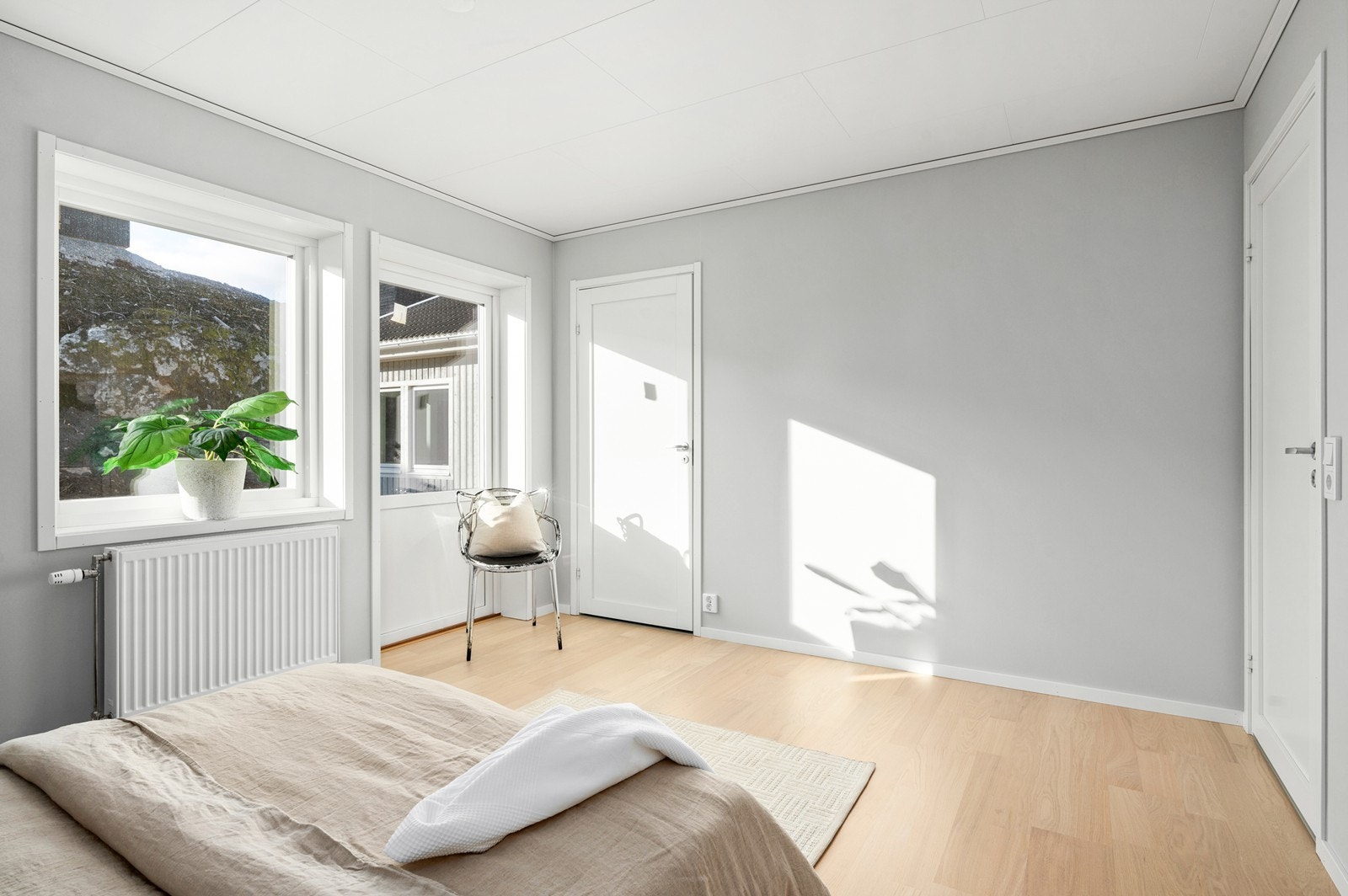 Fra soverommet er det utgang til uteområdet Galleribilde