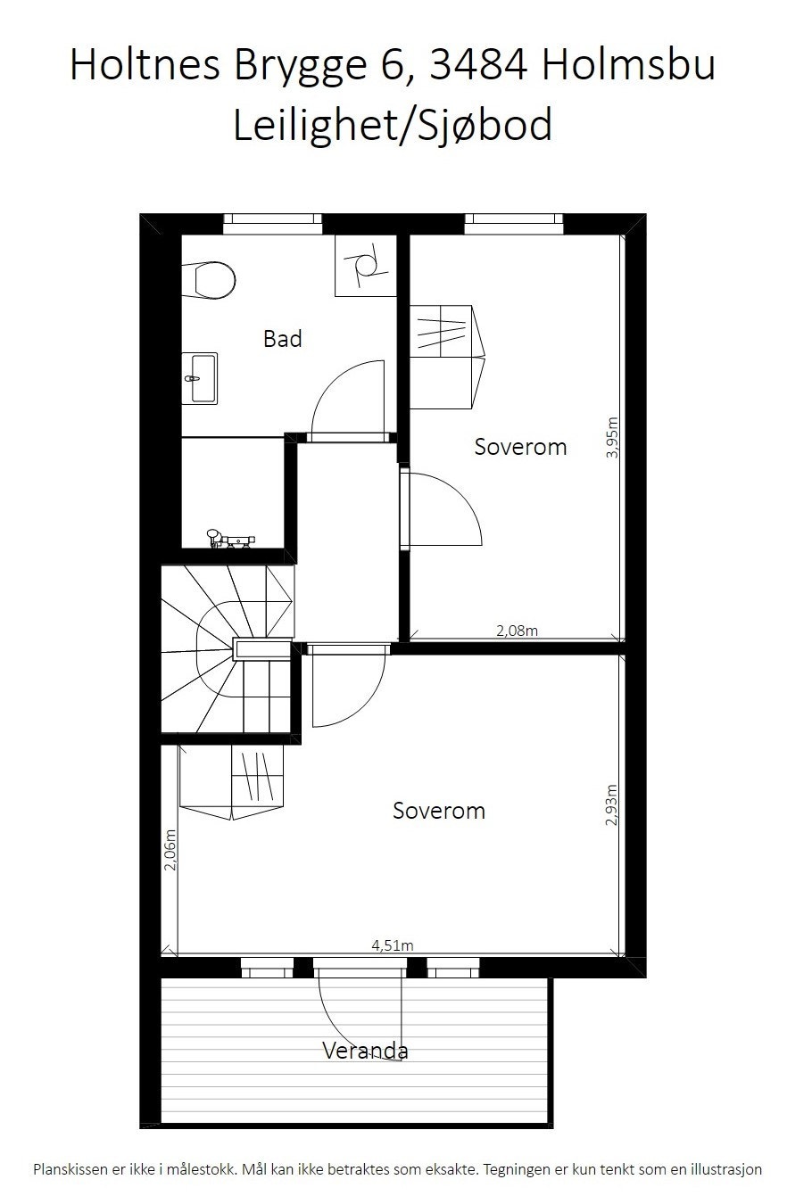 Plantegning 2. etasje Galleribilde