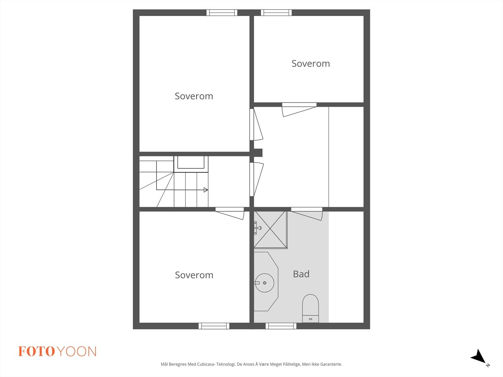 Planløsning loft Galleribilde