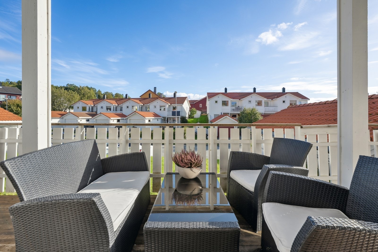 Her er det god plass til en hyggelig sittegruppe for sosiale lag. Galleribilde