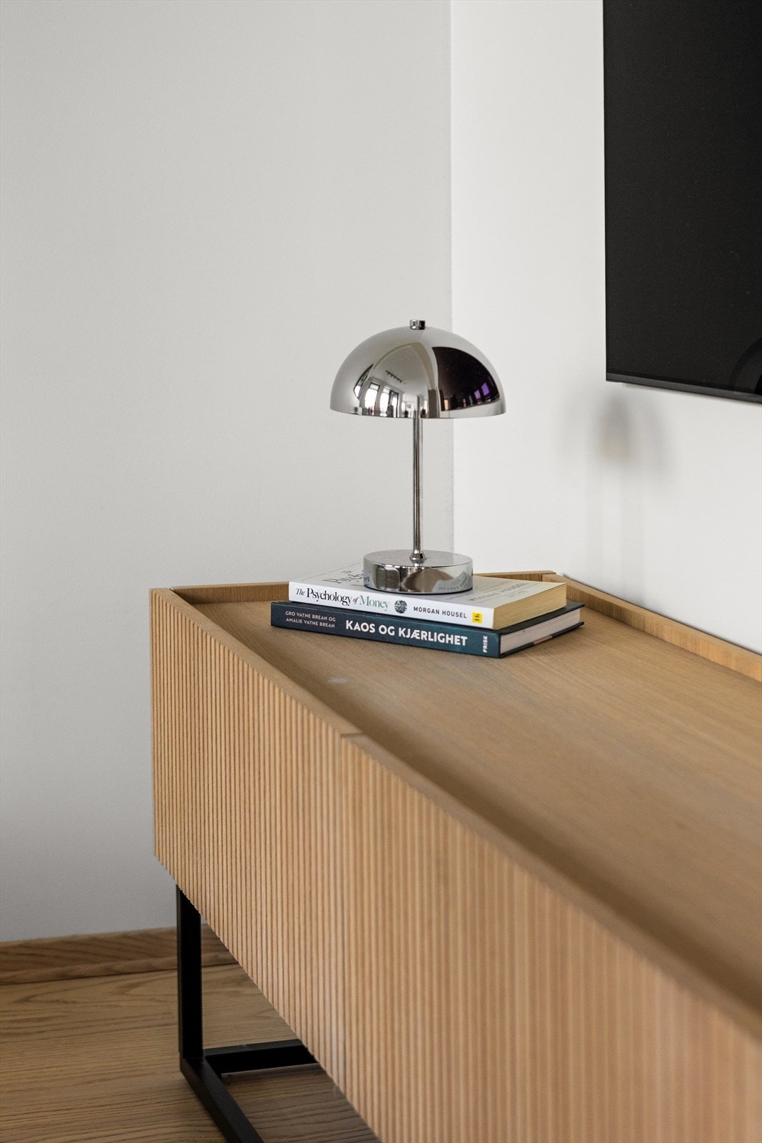 Vannbåren gulvvarme i stuen gir et behagelig inneklima. Galleribilde