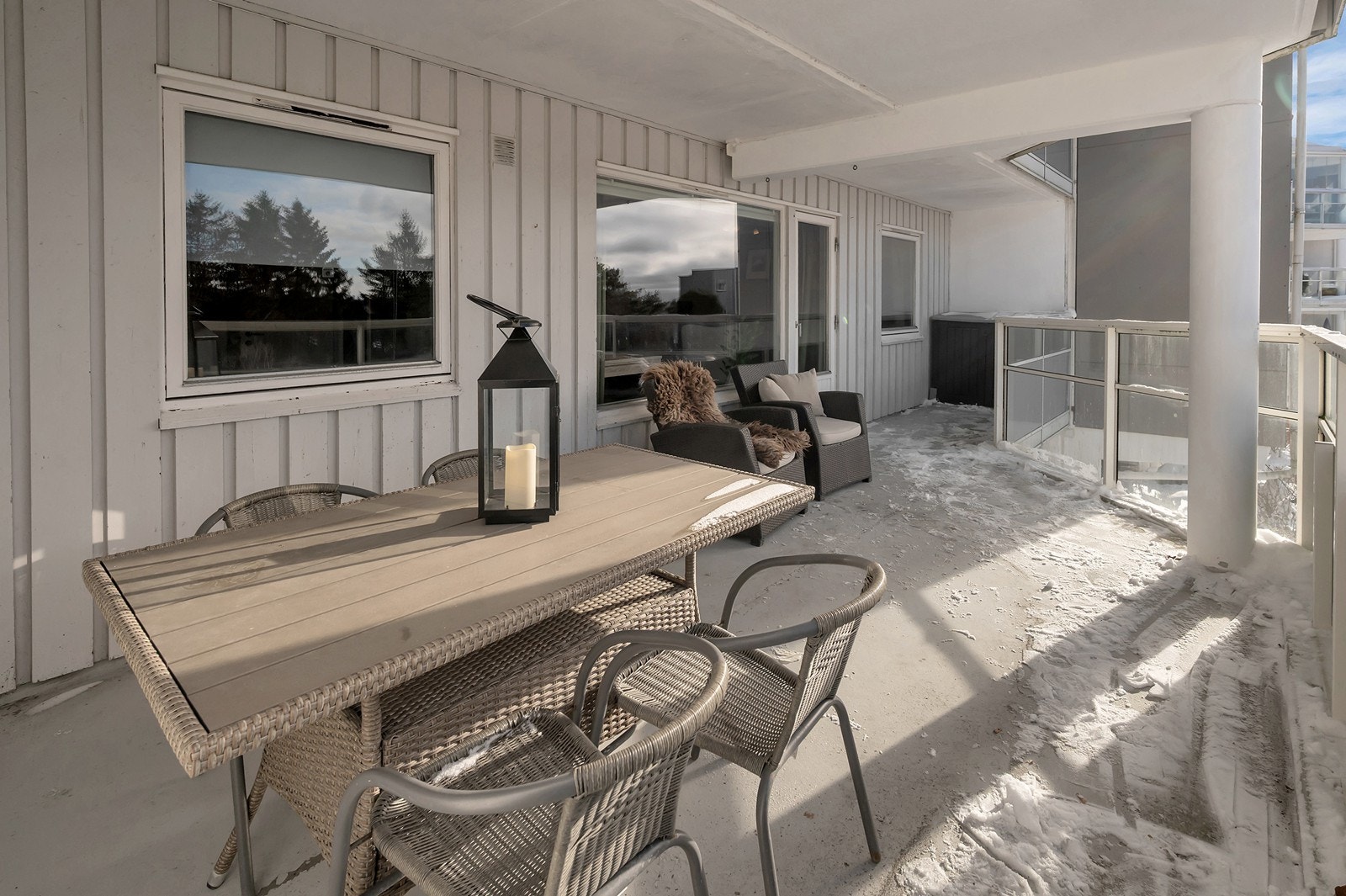 I borettslaget er det tillatt med elektrisk grill om man skal invitere gjester. Galleribilde