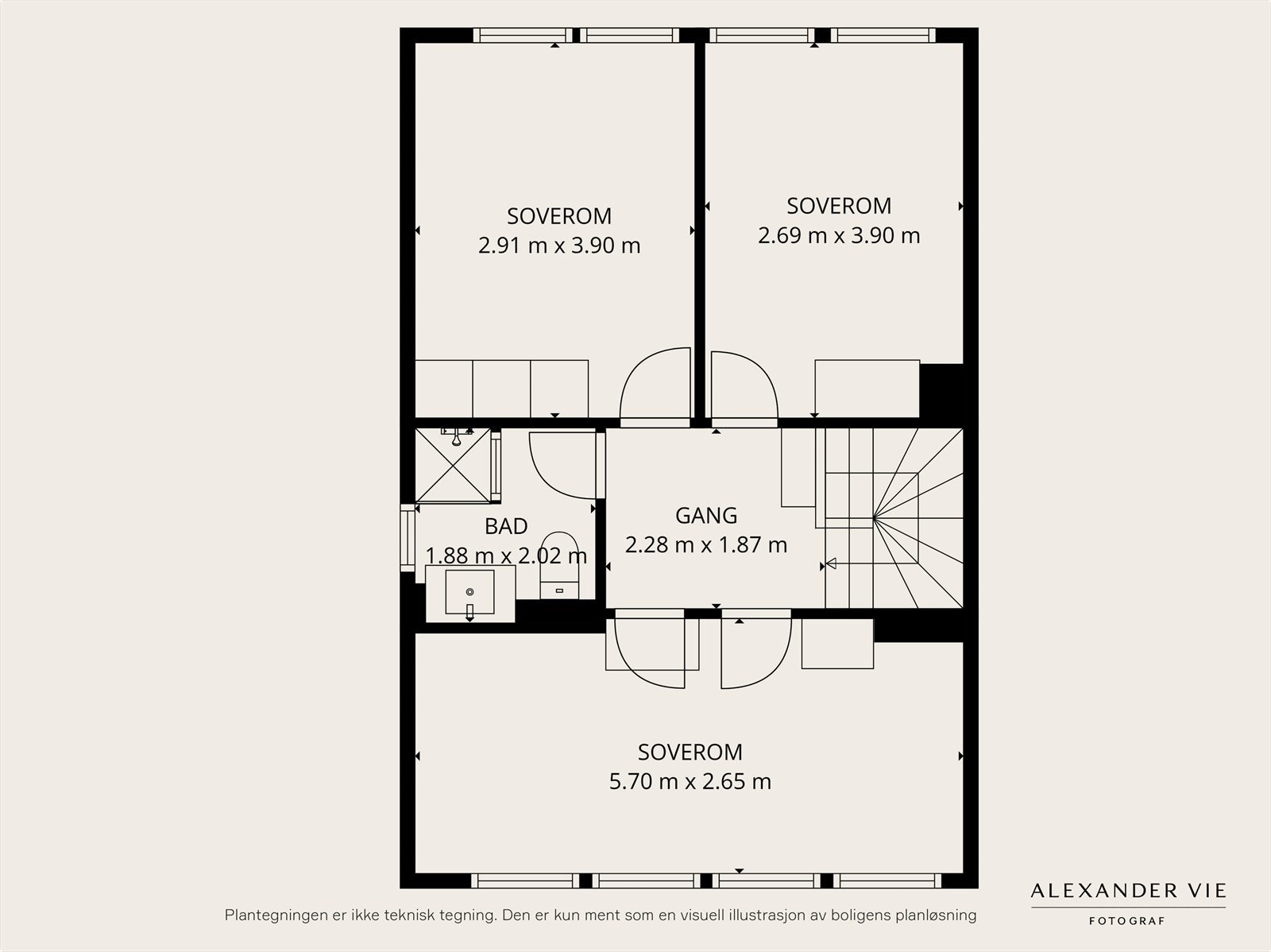 Plantegning | Andre etasje Galleribilde