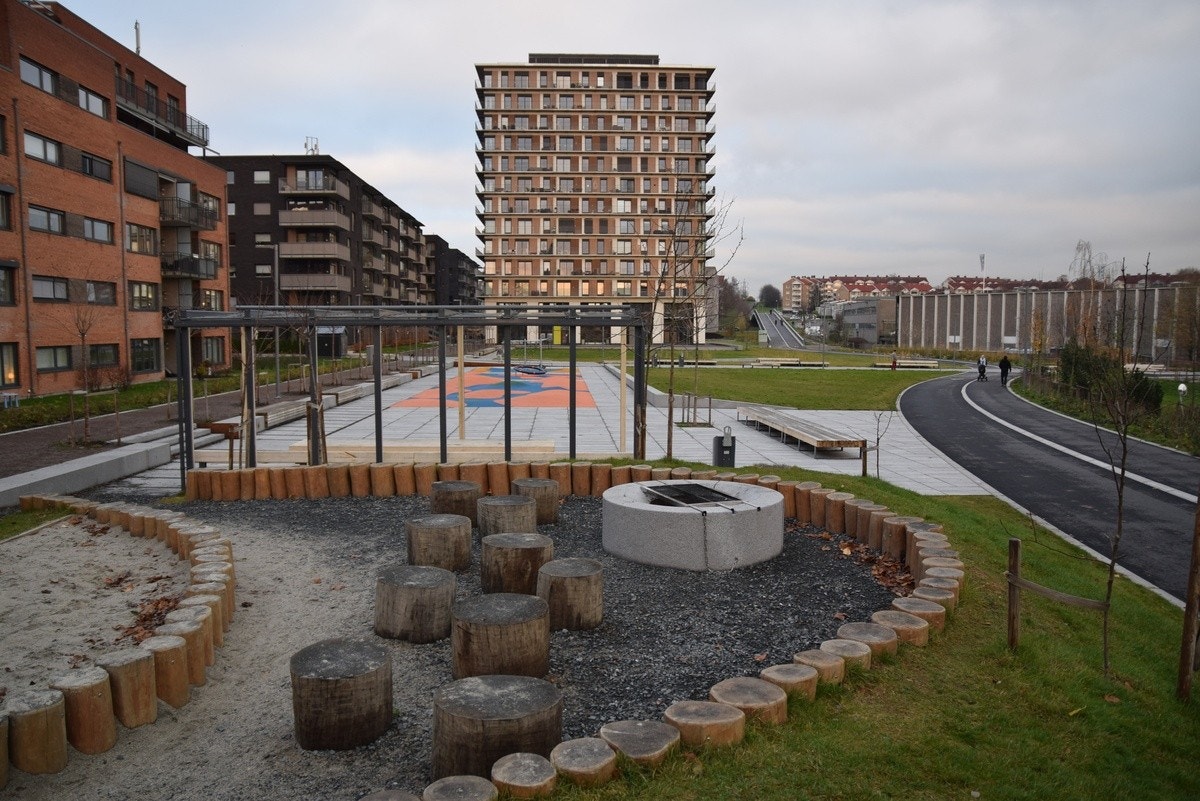 Grøntområder utenfor Galleribilde