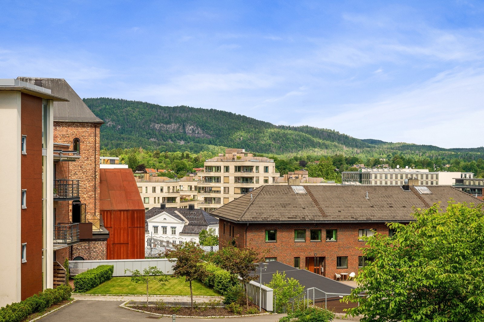 Utsikt fra balkong Galleribilde