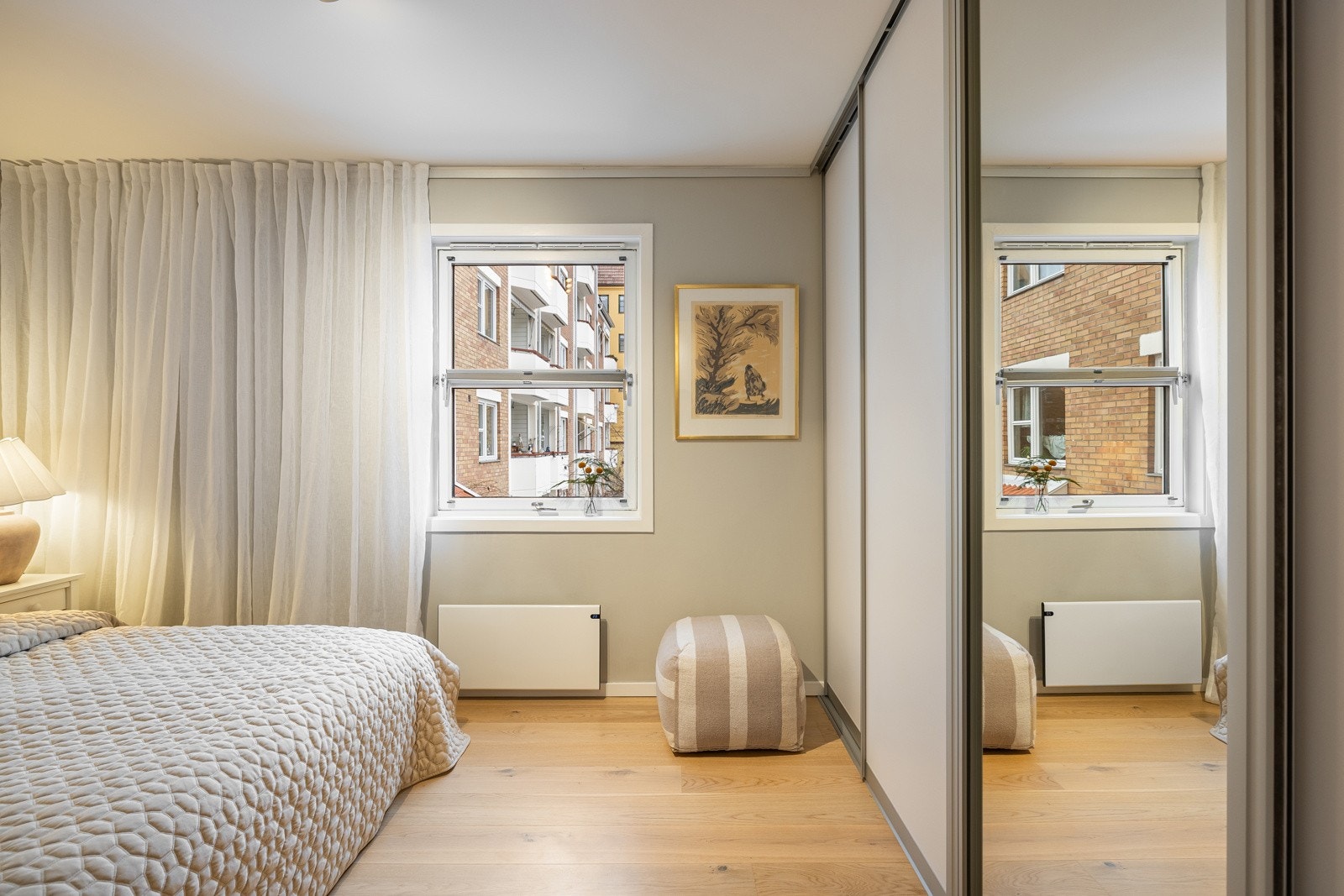 Leiligheten har tre gode soverom. Galleribilde