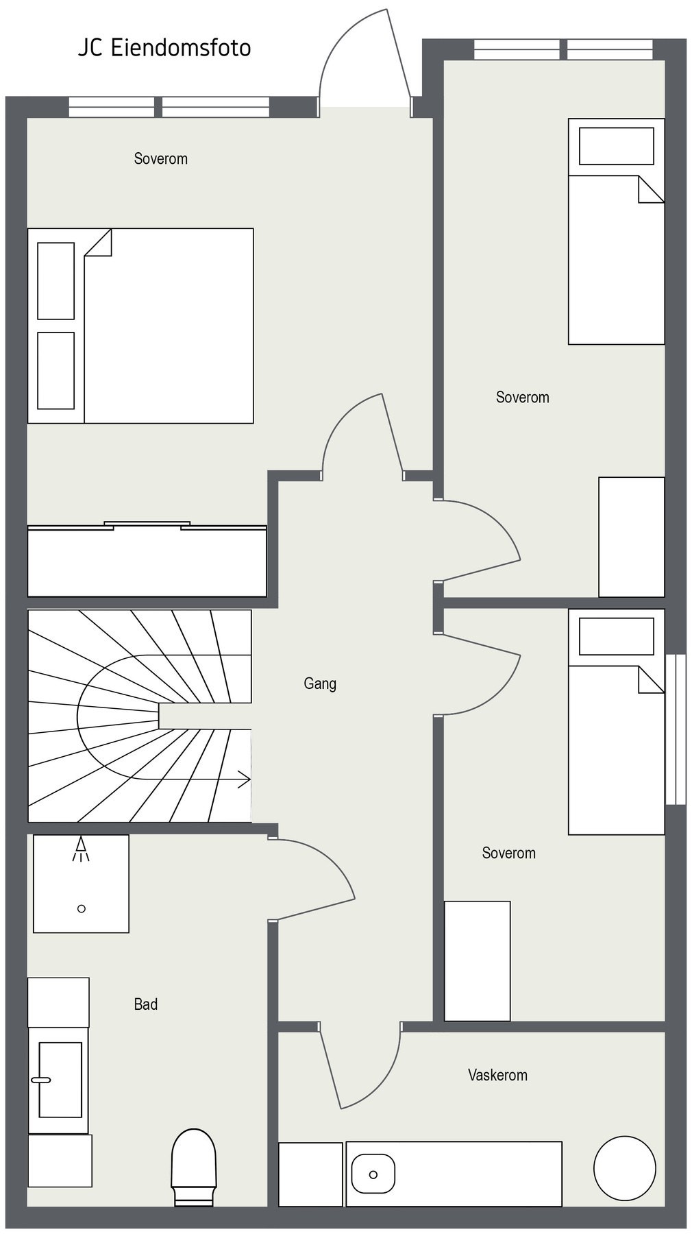 2d plantegning underetasje. Galleribilde