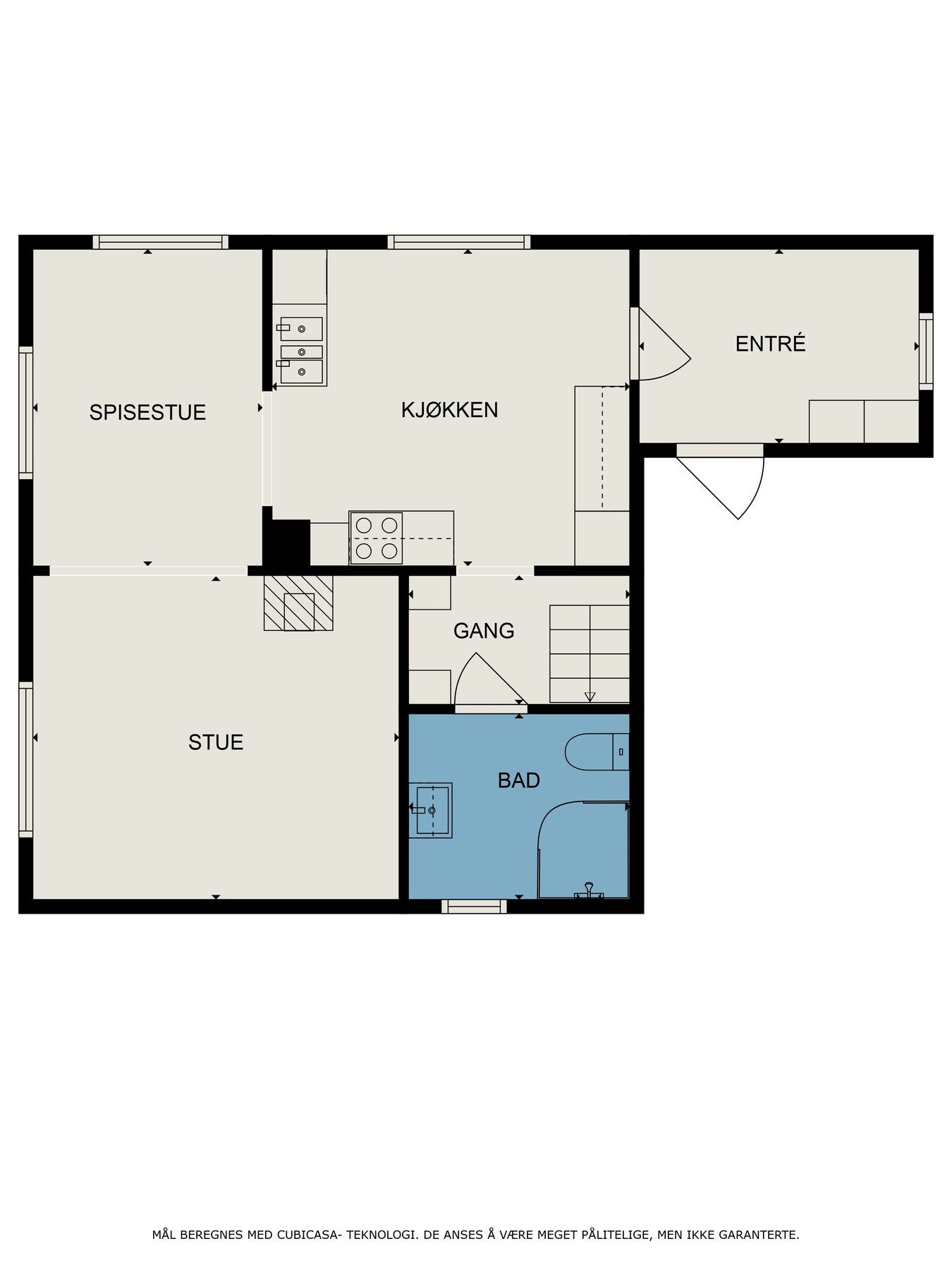 Plantegning Galleribilde