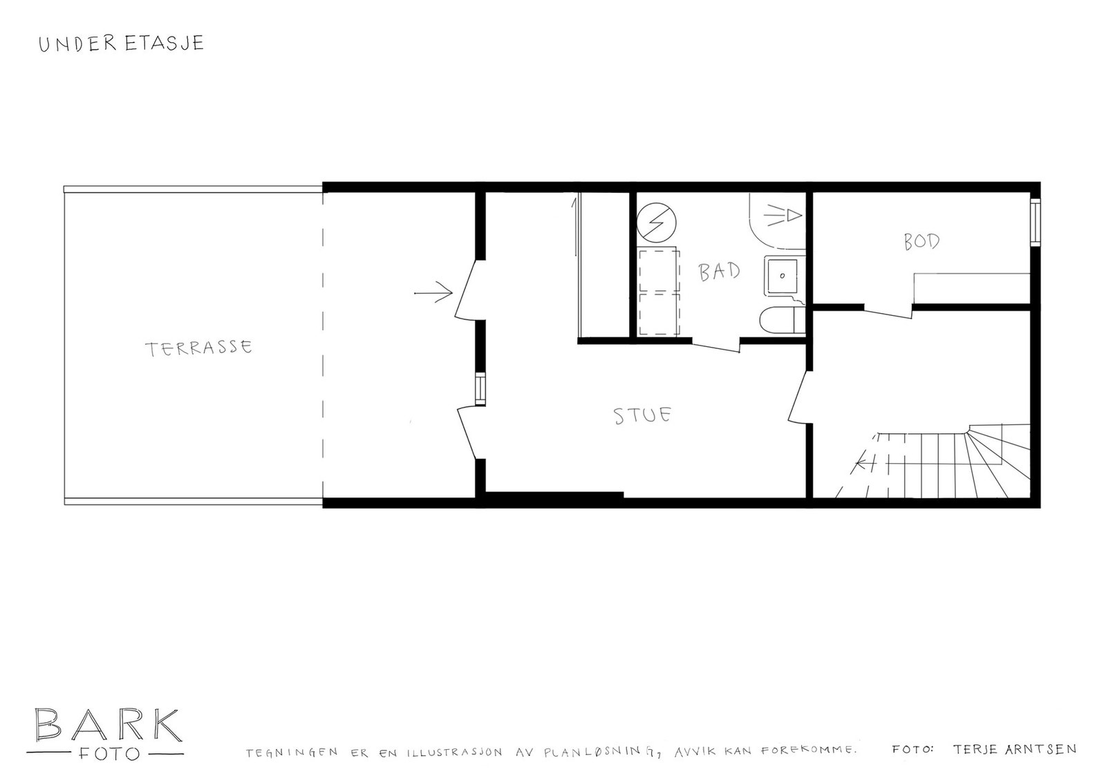 Plantegning | Underetasje Galleribilde