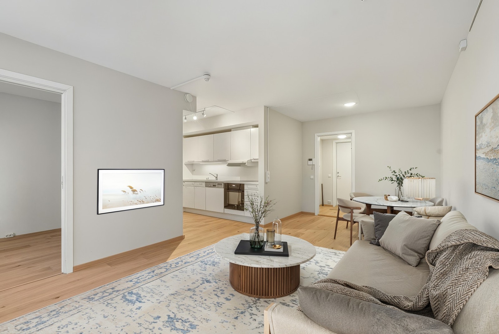 Velkommen til Prinsens gate 32 og denne innbydende 2-roms leilighet i Bodø Panorama. Galleribilde