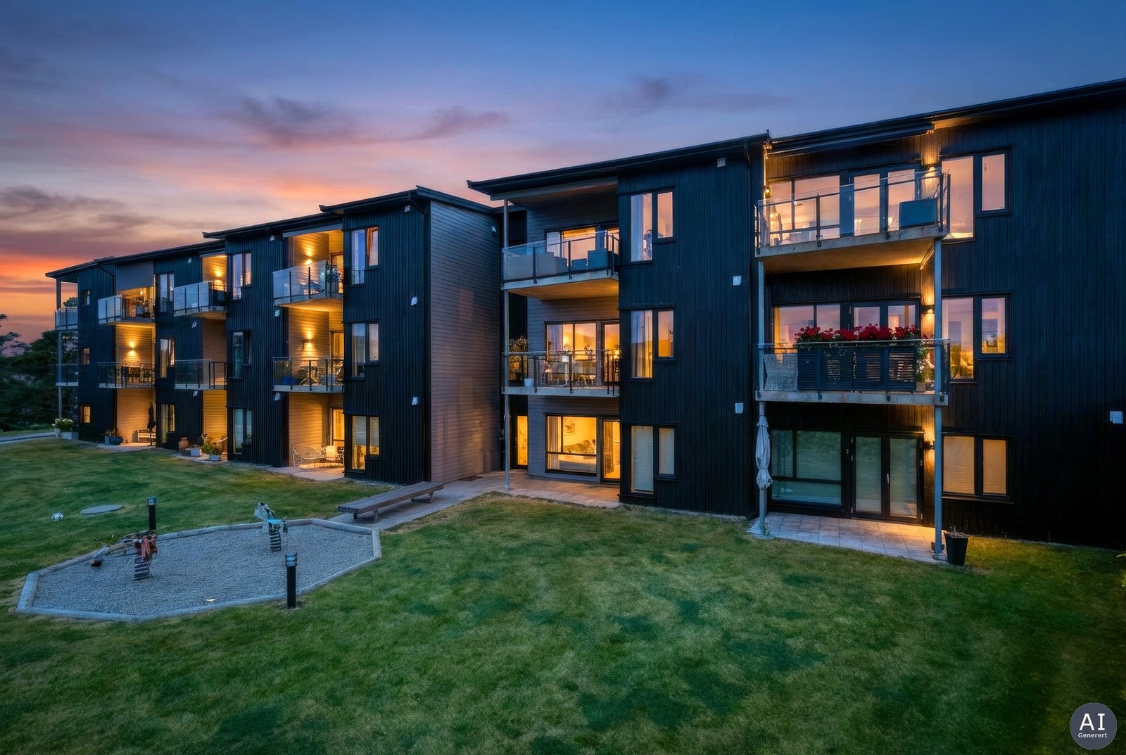 Velkommen til Måkekollen 184 - Lys og romslig 2-roms med sjøgløtt, heis og garasjeplass Galleribilde