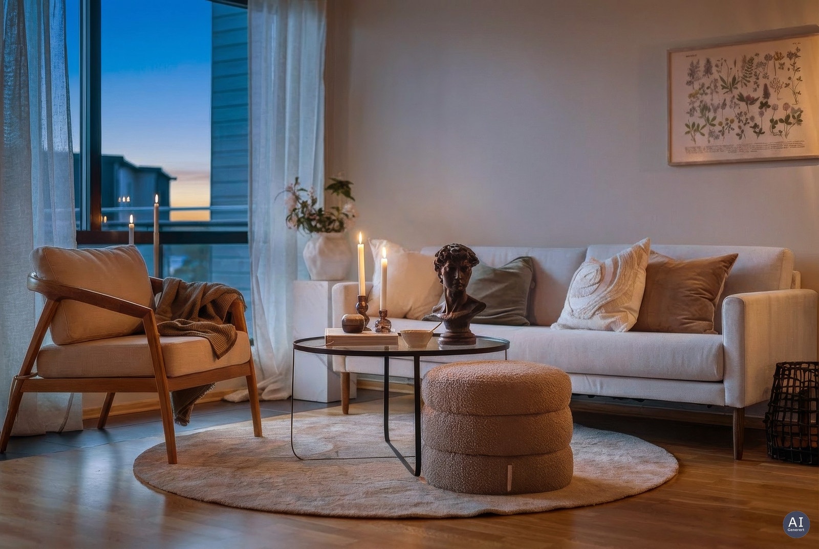 Boligen varmes opp med behagelig vannbåren varme. Galleribilde