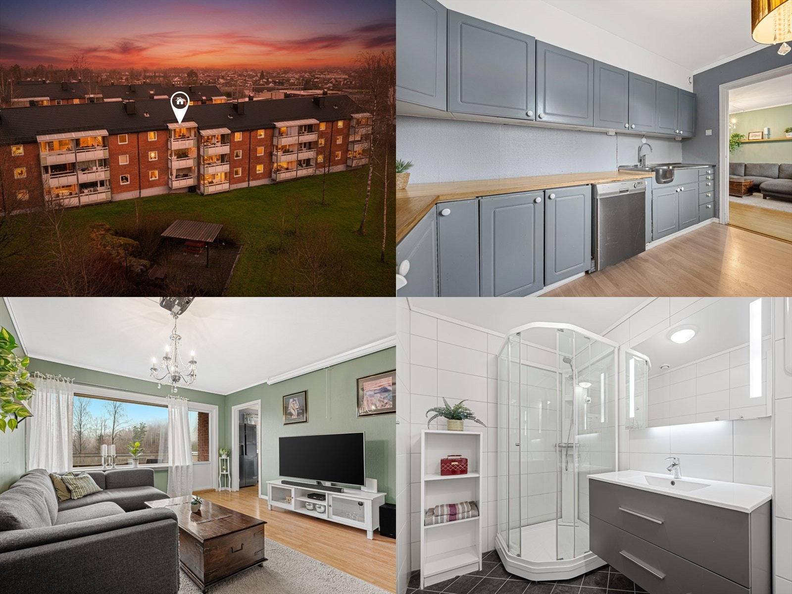 Aktiv eiendomsmegling v/Rose Røstberg ønsker velkommen til Kongerødvegen 38C. Foto: Boligfotograf1 Galleribilde