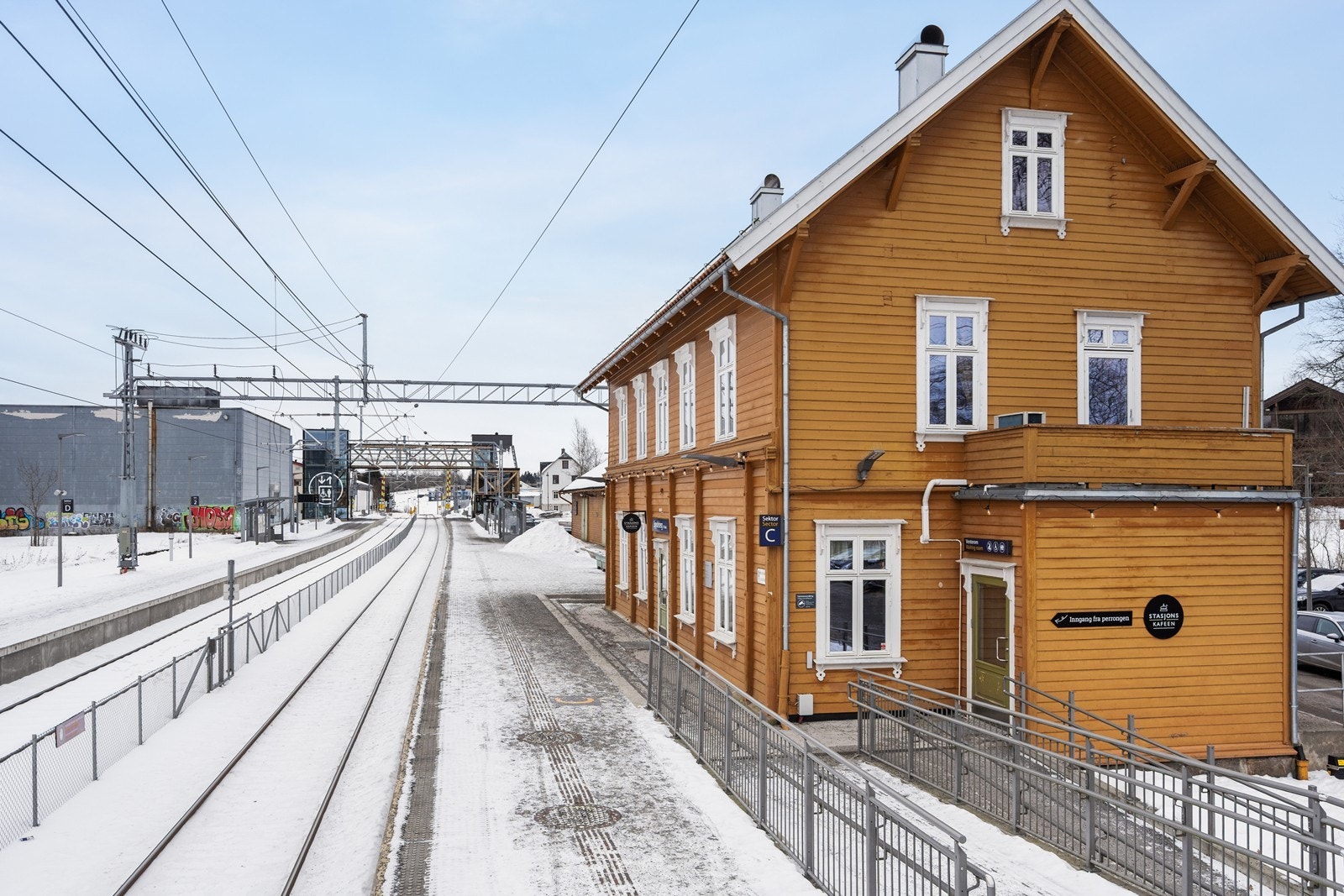 Kort gangavstand til togstasjonen Galleribilde