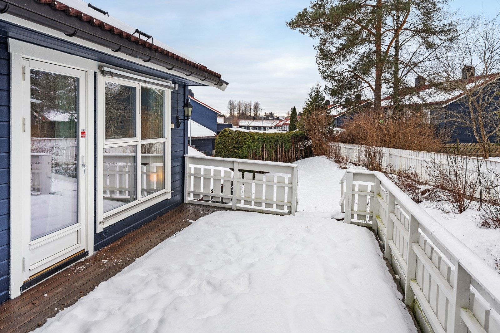 Verandaen ligger skjermet Galleribilde
