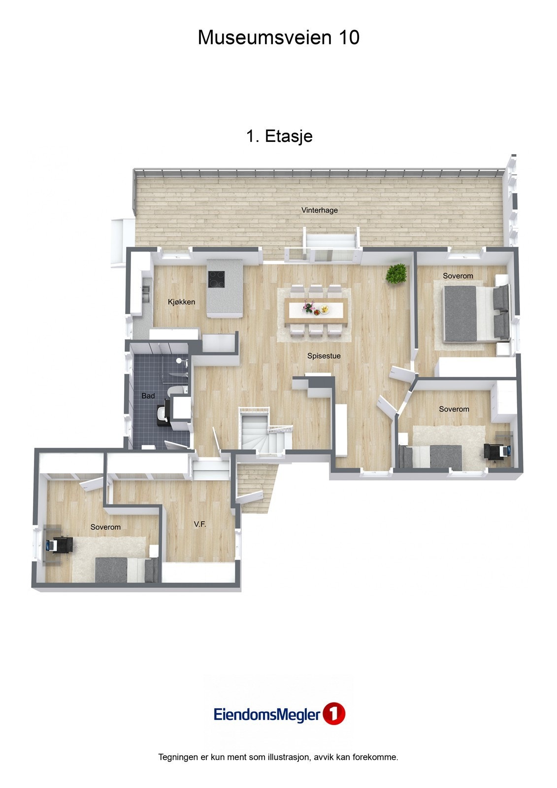 Veiledende plantegning - Ikke målbar Galleribilde