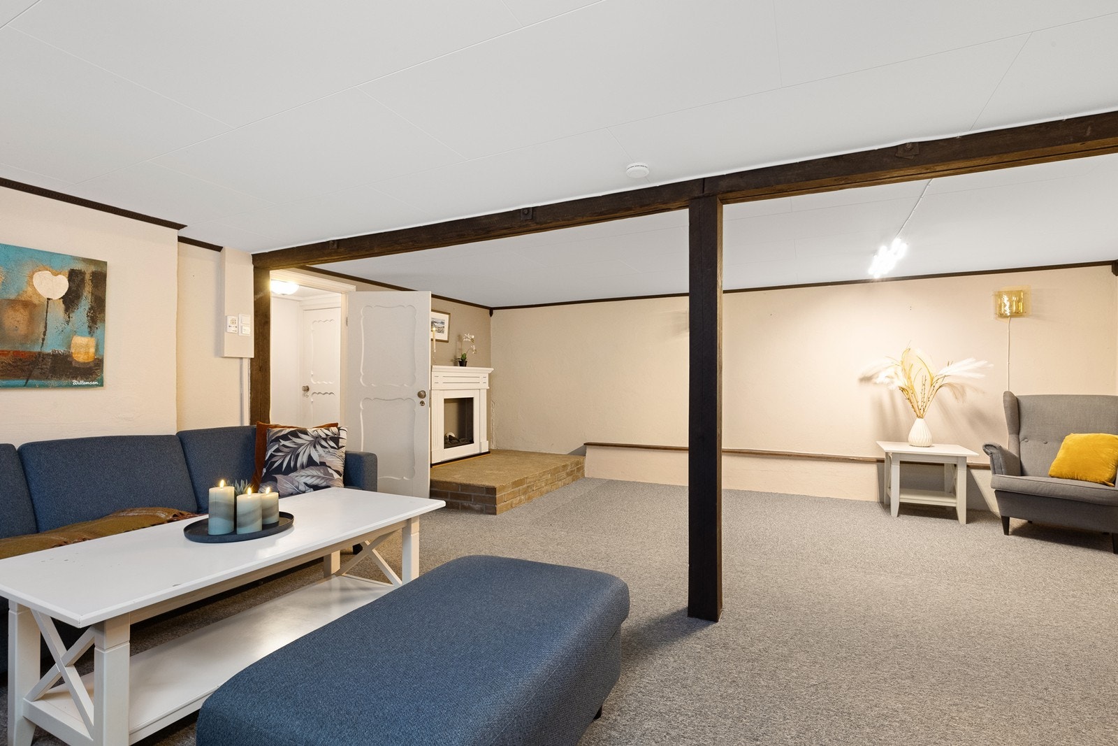 Også her er det gulvvarme, og en romventilator sikrer god luftsirkulasjon. Galleribilde