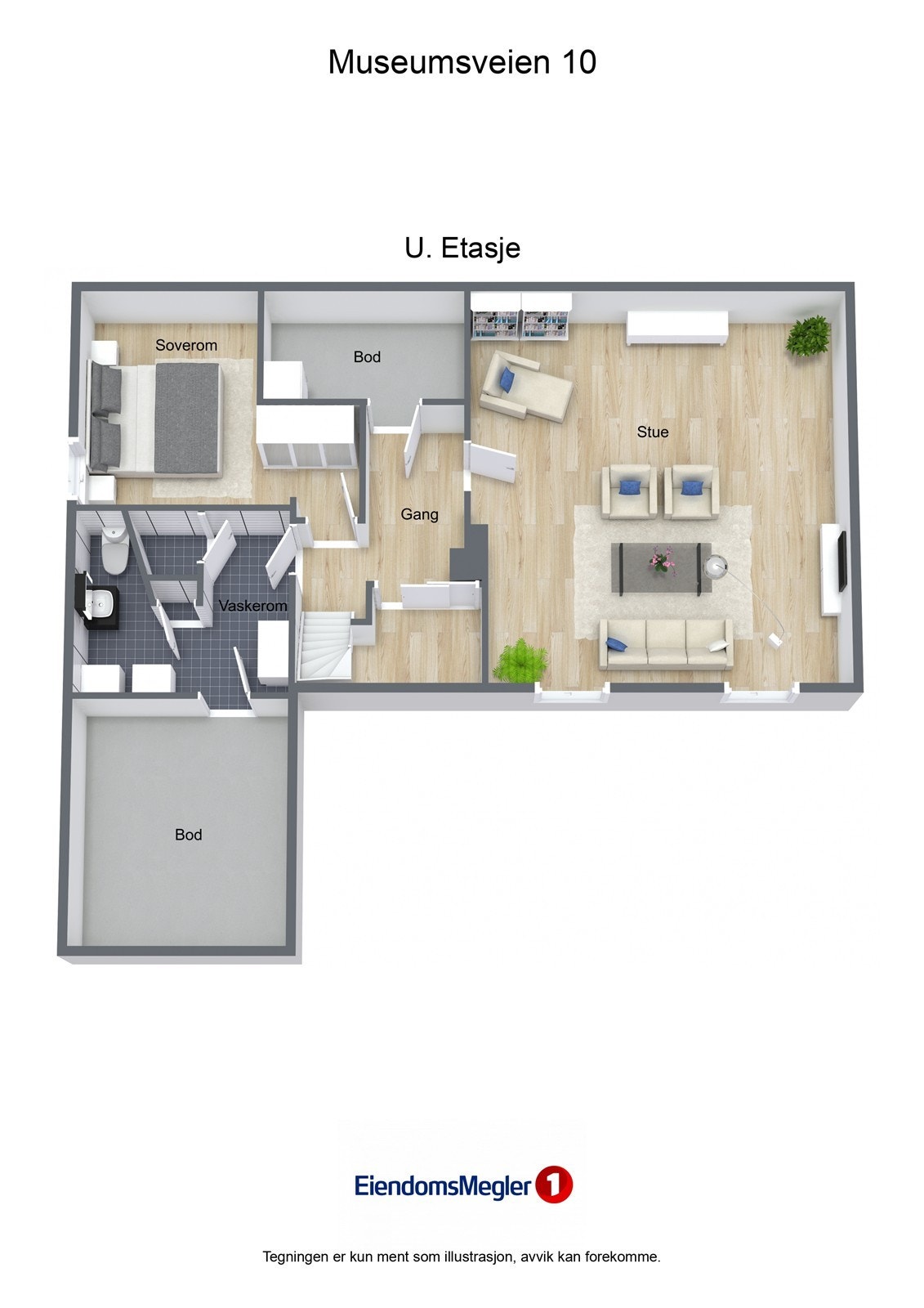 Veiledende plantegning - Ikke målbar Galleribilde