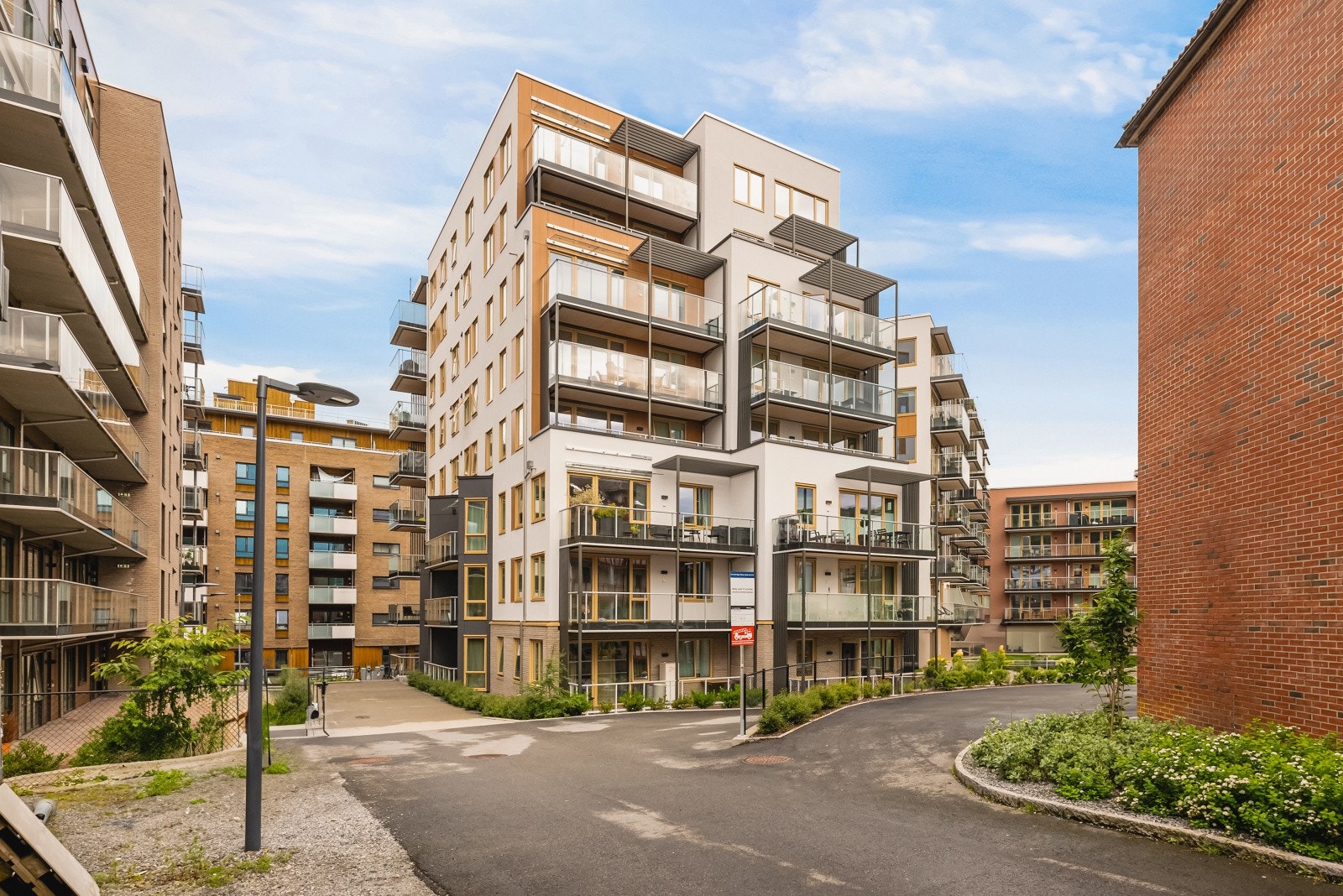 Boligblokken er oppført i 2022. Galleribilde