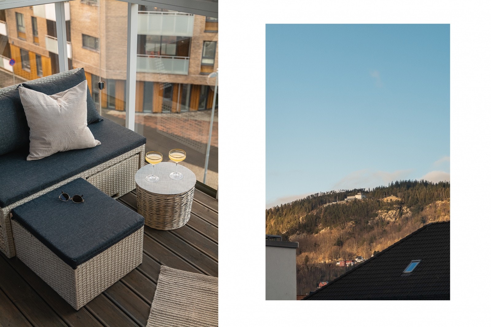 Nyt deilige sommerdager på egen terrasse. Galleribilde