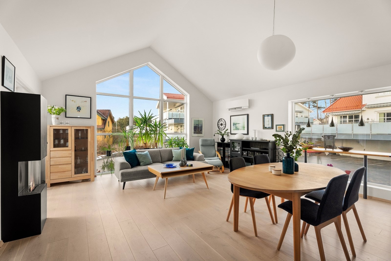 Her er det plass til å innrede stuen akkurat som du ønsker. Galleribilde