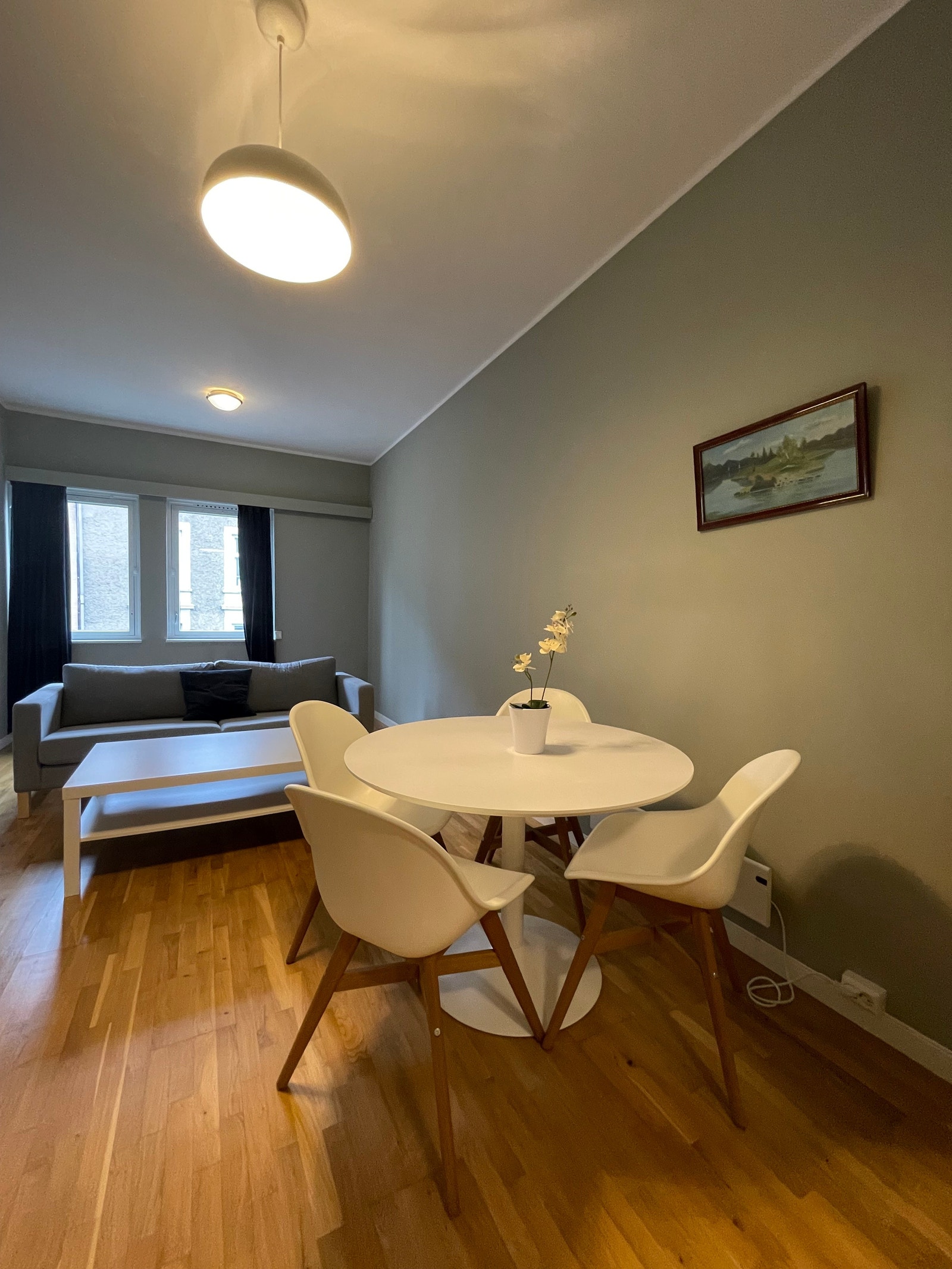 Romslig og lys stue. Galleribilde