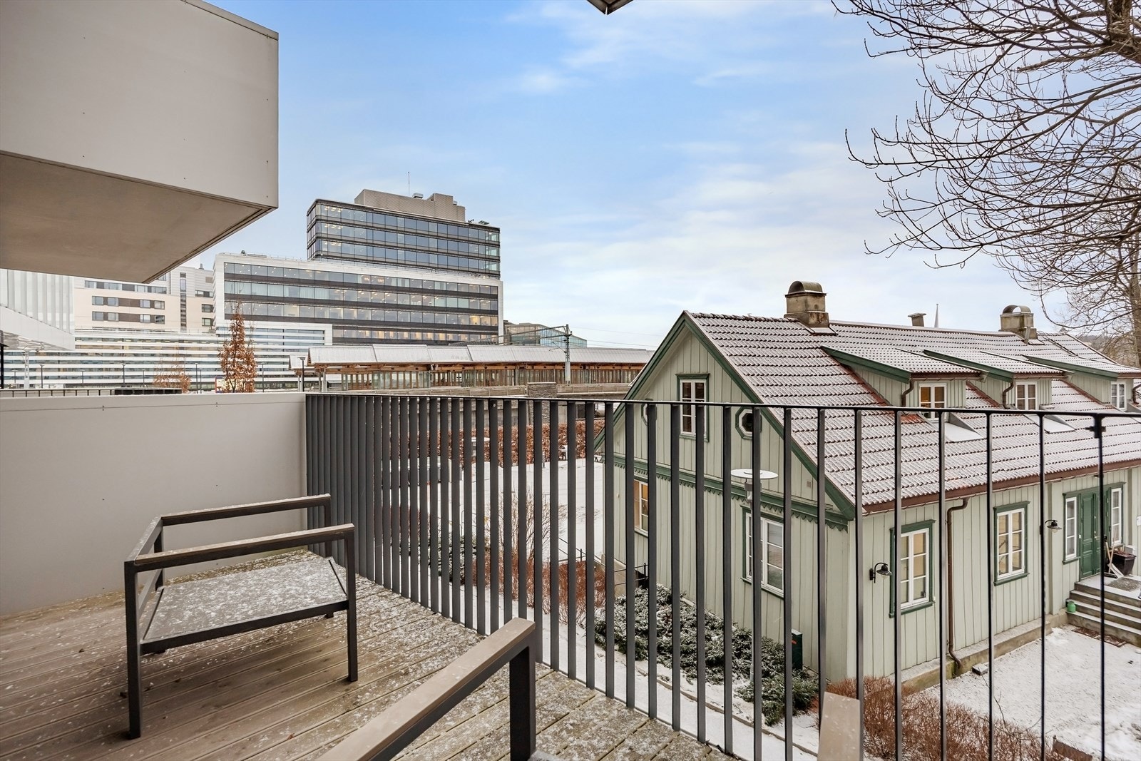 Vestvendt balkong Galleribilde