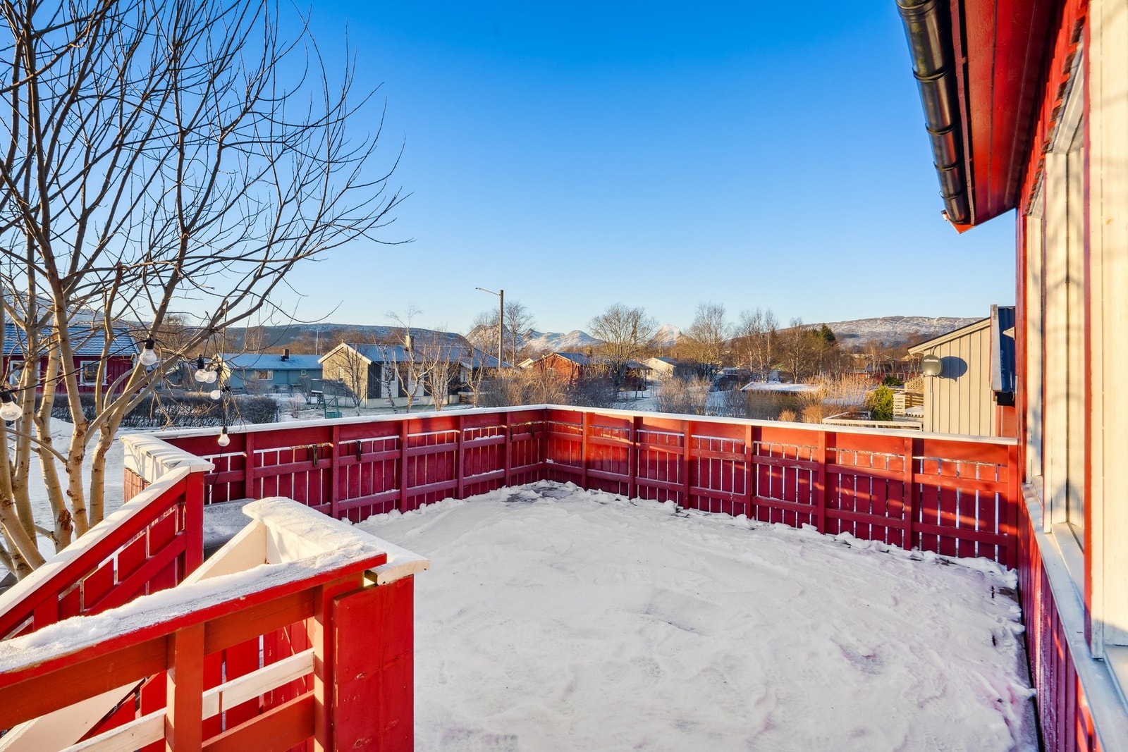 Terrassen er på x m2 Galleribilde