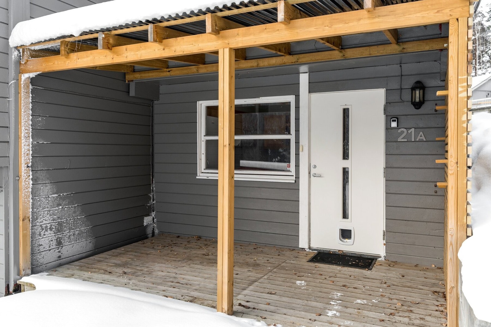 Overbygget inngangsparti. Galleribilde