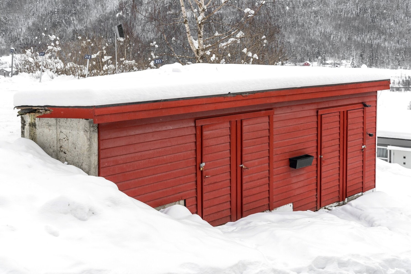 Leiligheten har også en utvendig bod. Galleribilde