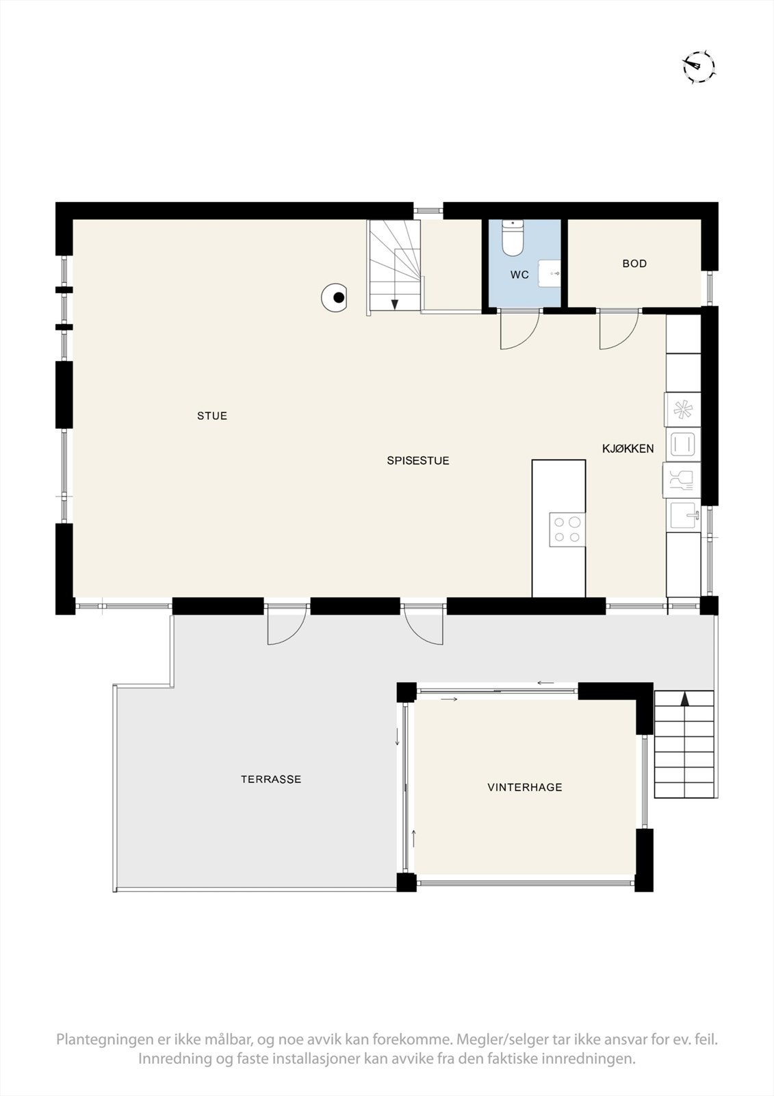 Plantegning 2. etasje Galleribilde