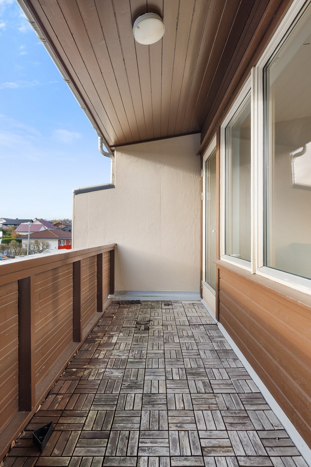 Privat og usjenert uteplass Galleribilde