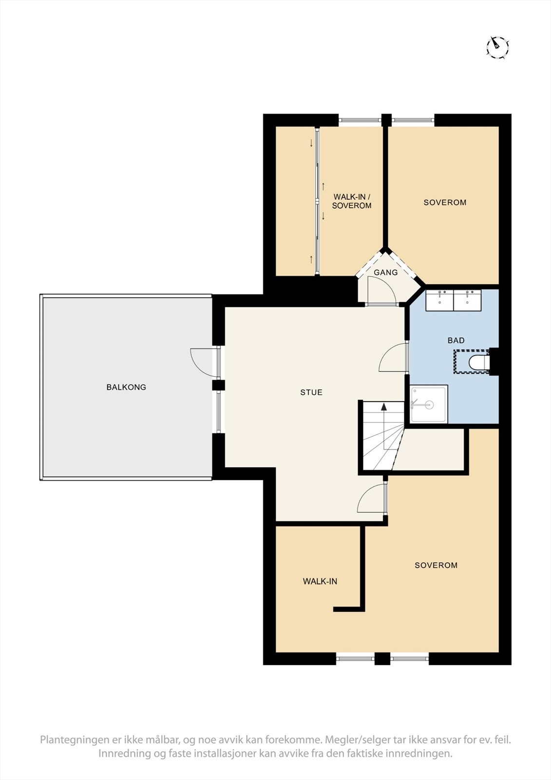 Plantegning 2.etasje Galleribilde