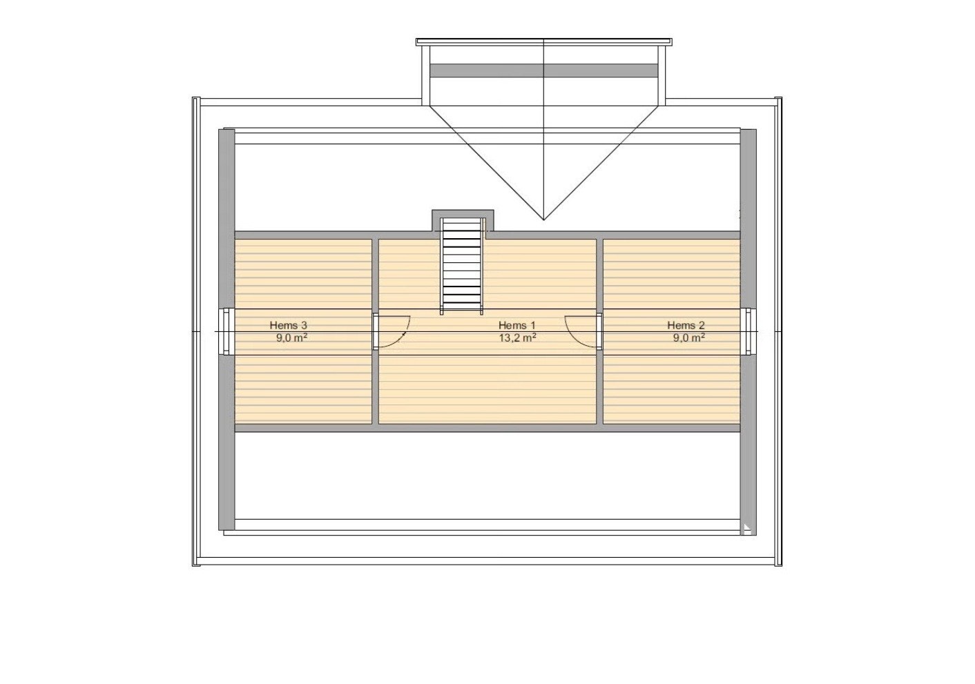 Plantegning hems Galleribilde