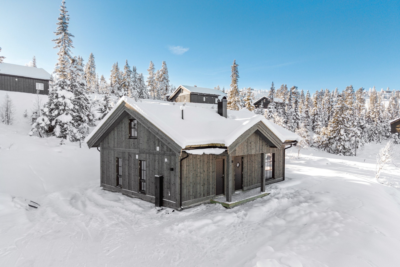 Ny og innflyttingsklar hytte på Bøgaset Galleribilde