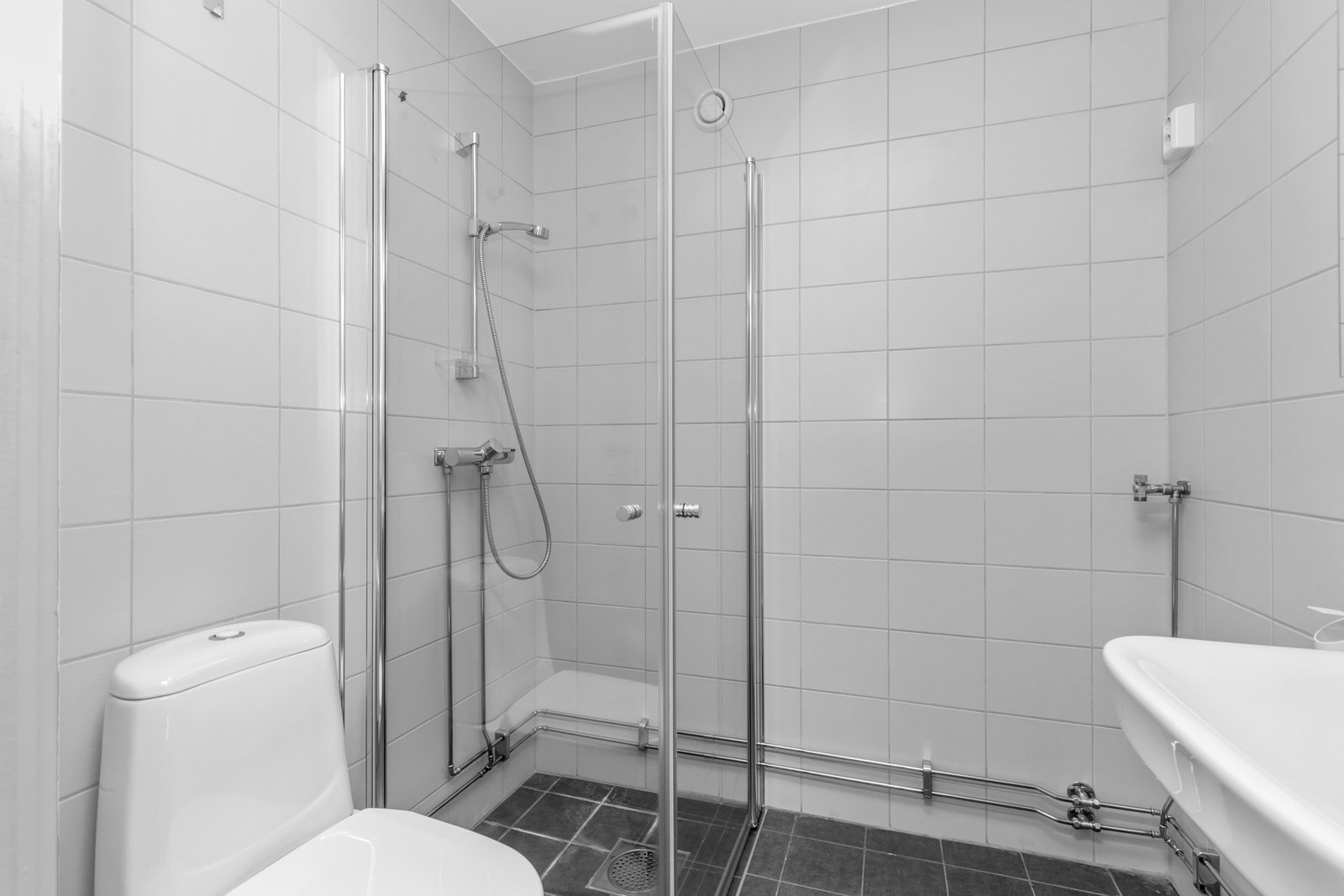 Badet ble oppgradert i regi av borettslaget i 2018. Galleribilde