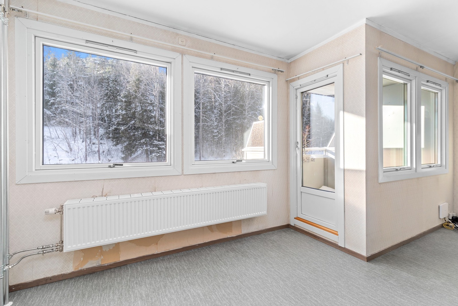 Adkomst til balkong på 4kvm. Galleribilde